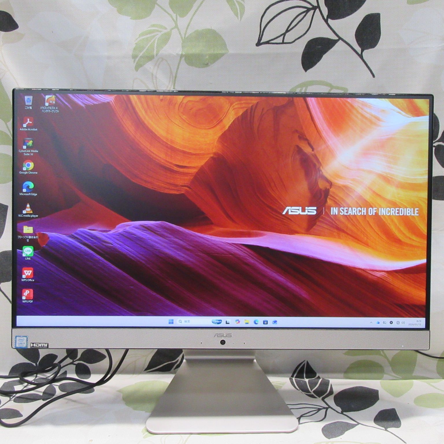 大画面！Win11公式対応10世代i5/メ16G/SSD/グラボ/無線/HDMI ASUS Win11 i5/8GB/グラボ/SSD+HDD デスクトップ - メルカリ