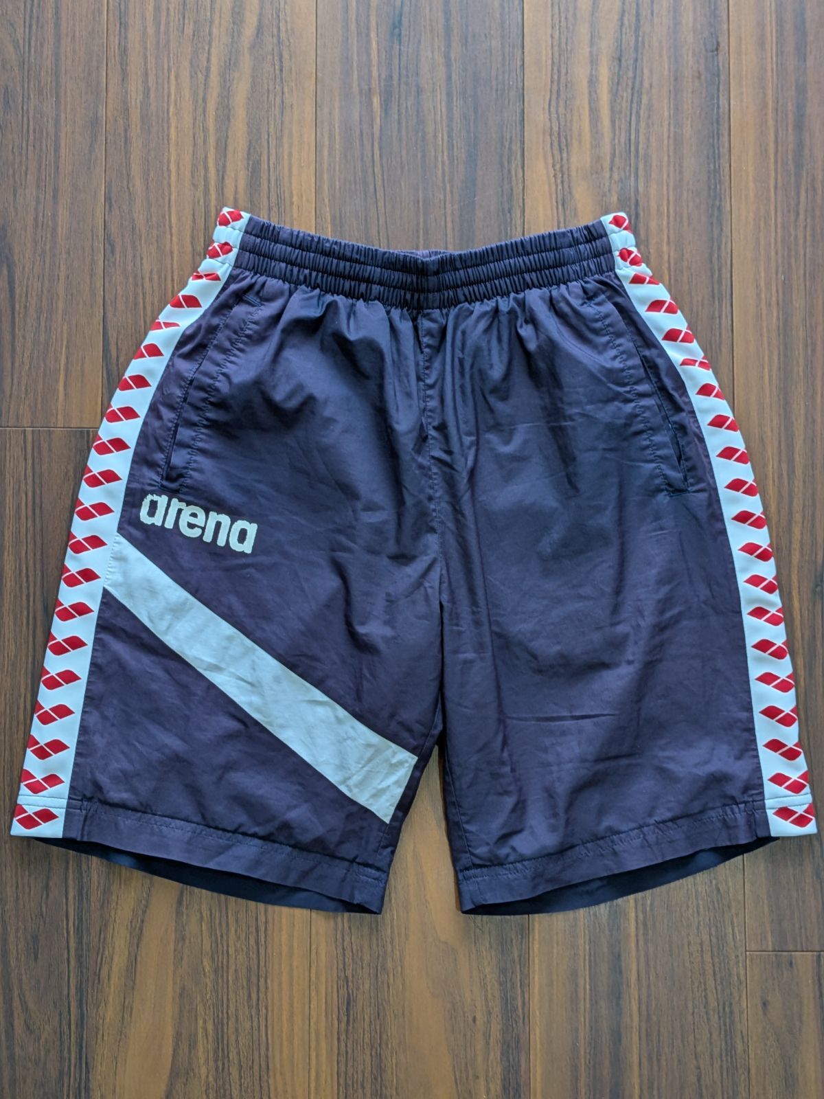 競泳 日本代表 ハーフパンツ arena アリーナ チームライン ハーフパンツ M ネイビー 競泳 水泳 日本