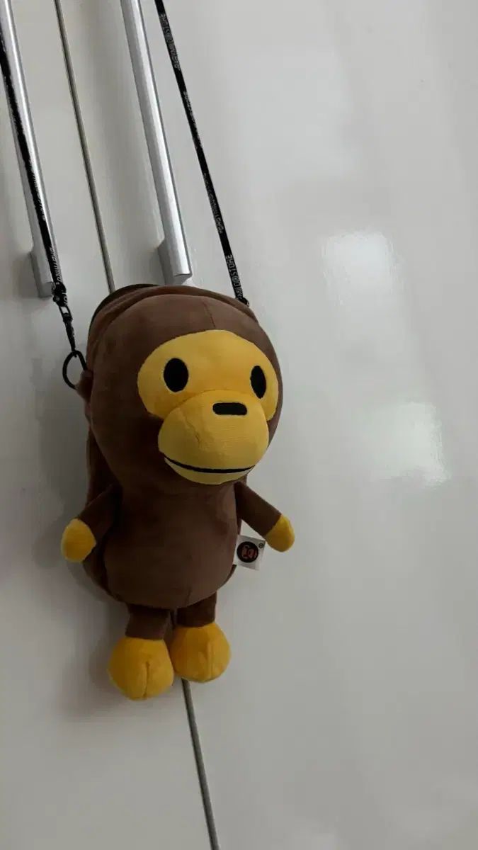 A BATHING APE ベイビー マイロ ウール バッグ ブラウン