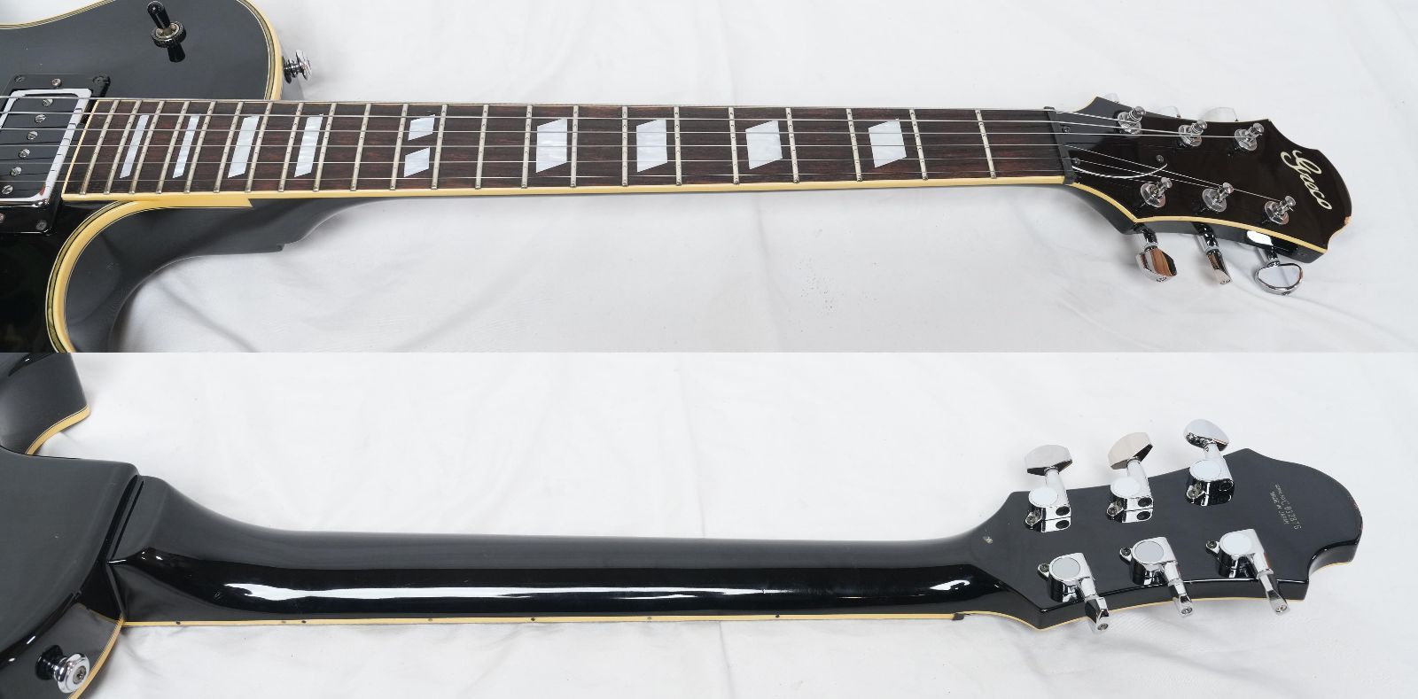 ☆Greco LG-70 BLACK (改)レスポール 日本製 2001年製☆ - メルカリ
