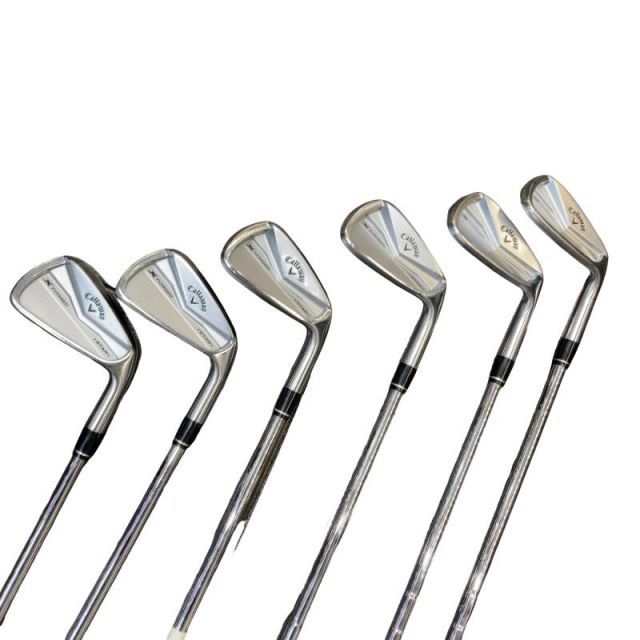 【中古】 キャロウェイ X FORGED STAR(2024) 6S アイアンセット IR NS PRO MODUS3 TOUR105 (フレックスS) メンズ 男性用 右利き 右用 Cランク ゴルフクラブ