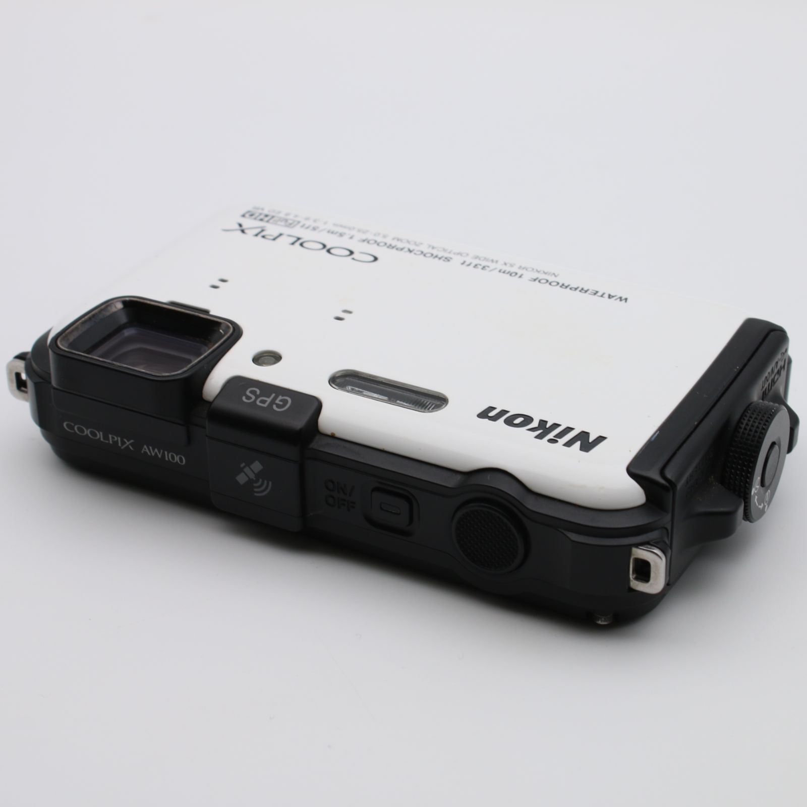 極上品】 Nikon COOLPIX AW100 ナチュラルホワイト デジタルカメラ 