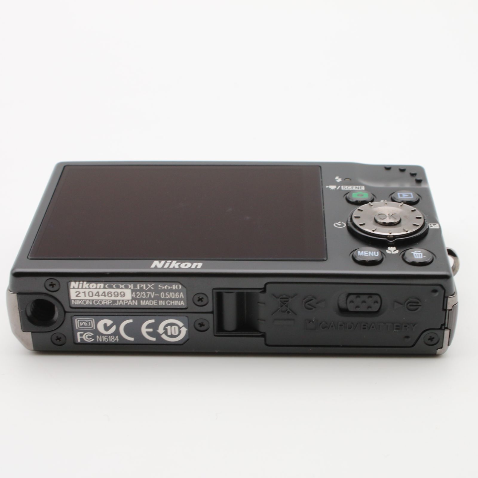 極上品】 Nikon COOLPIX S640 ディープブラック デジタルカメラ
