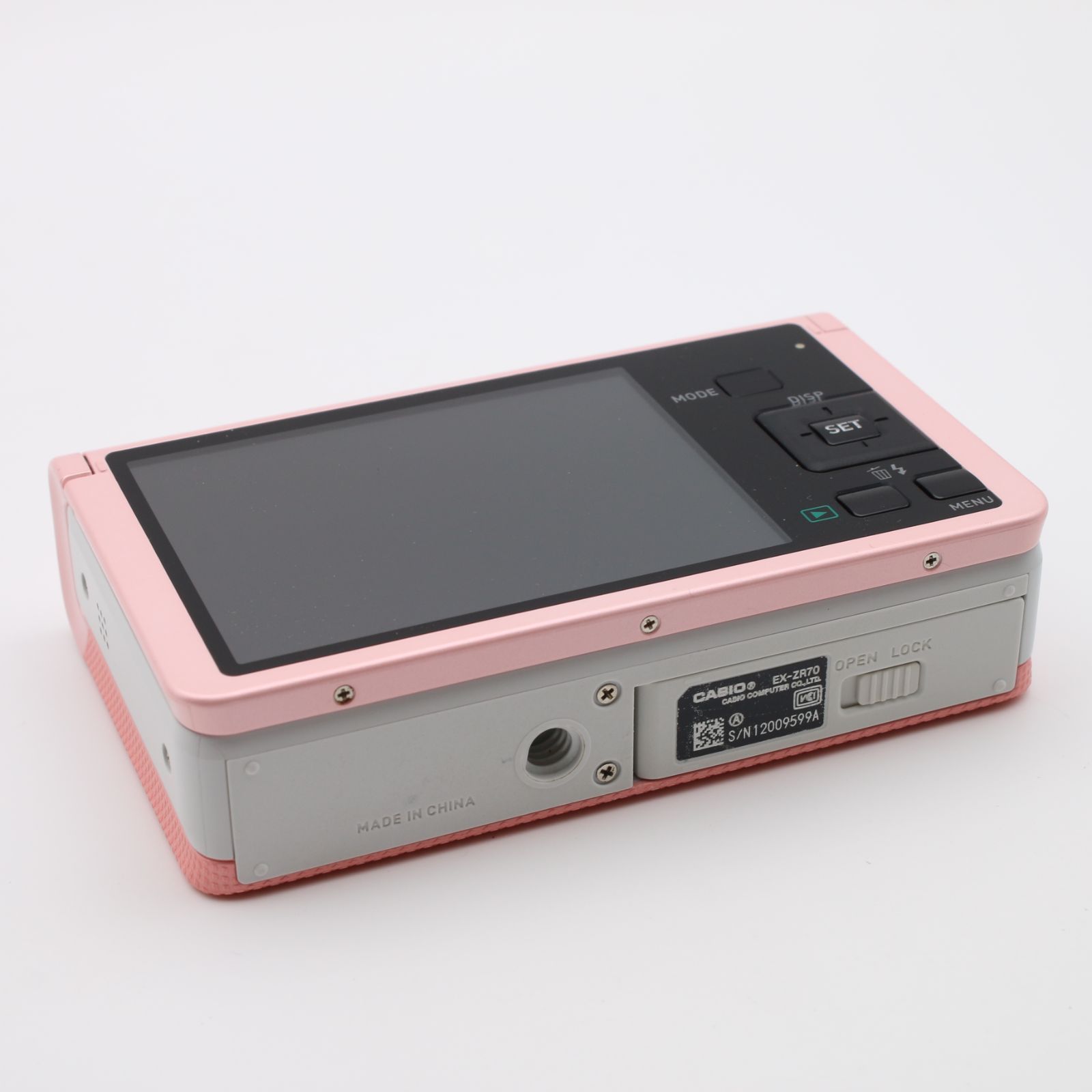 極上品】 CASIO EXILIM EX-ZR70 ピンク デジタルカメラ 自分撮りチルト 