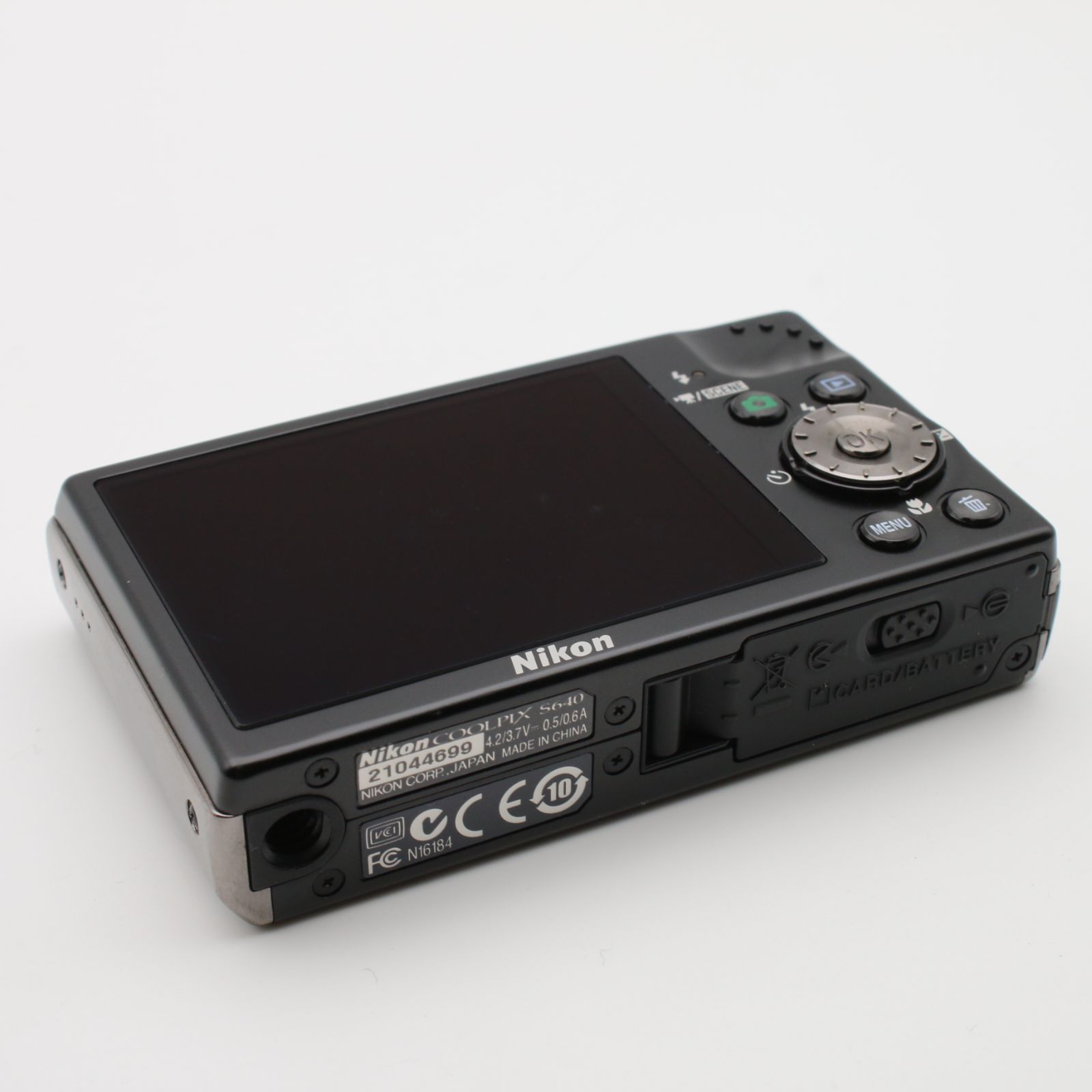 極上品】 Nikon COOLPIX S640 ディープブラック デジタルカメラ
