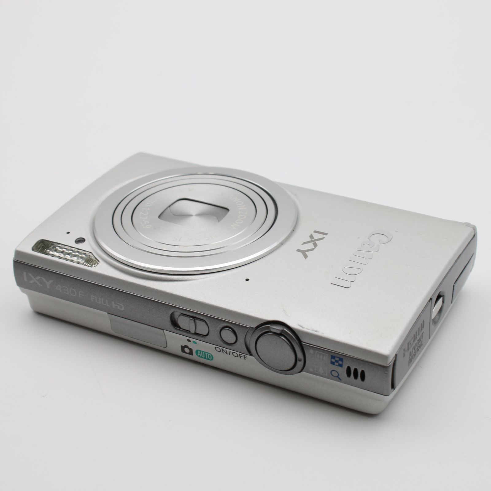 極上品】 Canon IXY 430F シルバー 1600万画素 光学5倍ズーム Wi-Fi