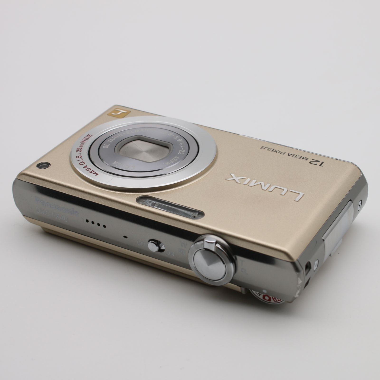 【極美品】Panasonic LUMIX DMC-FX40 グロスゴールド カメラ 【極美品】Panasonic LUMIX DMC-FX40 グロスゴールド