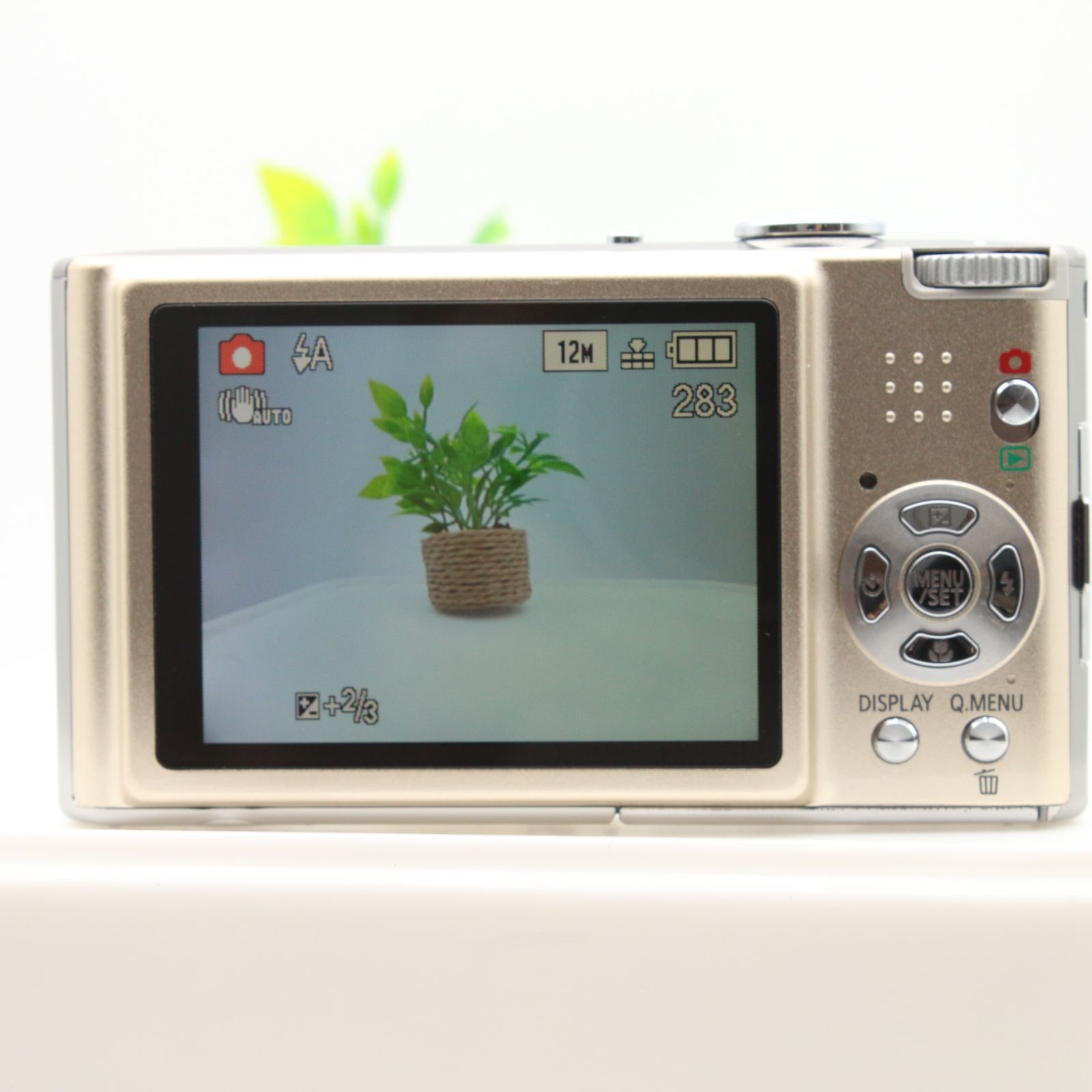Panasonic LUMIX DMC-FX40 デジカメ ゴールド カメラ 【極美品