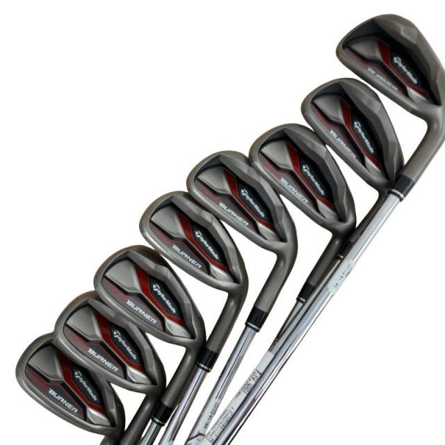 【中古】 テーラーメイド AERO BURNER 8S USA アイアンセット IR RE-AX 88 STEEL HIGH LAUNCH (フレックスR) メンズ 男性用 右利き 右用 Cランク ゴルフクラブ 30,493円