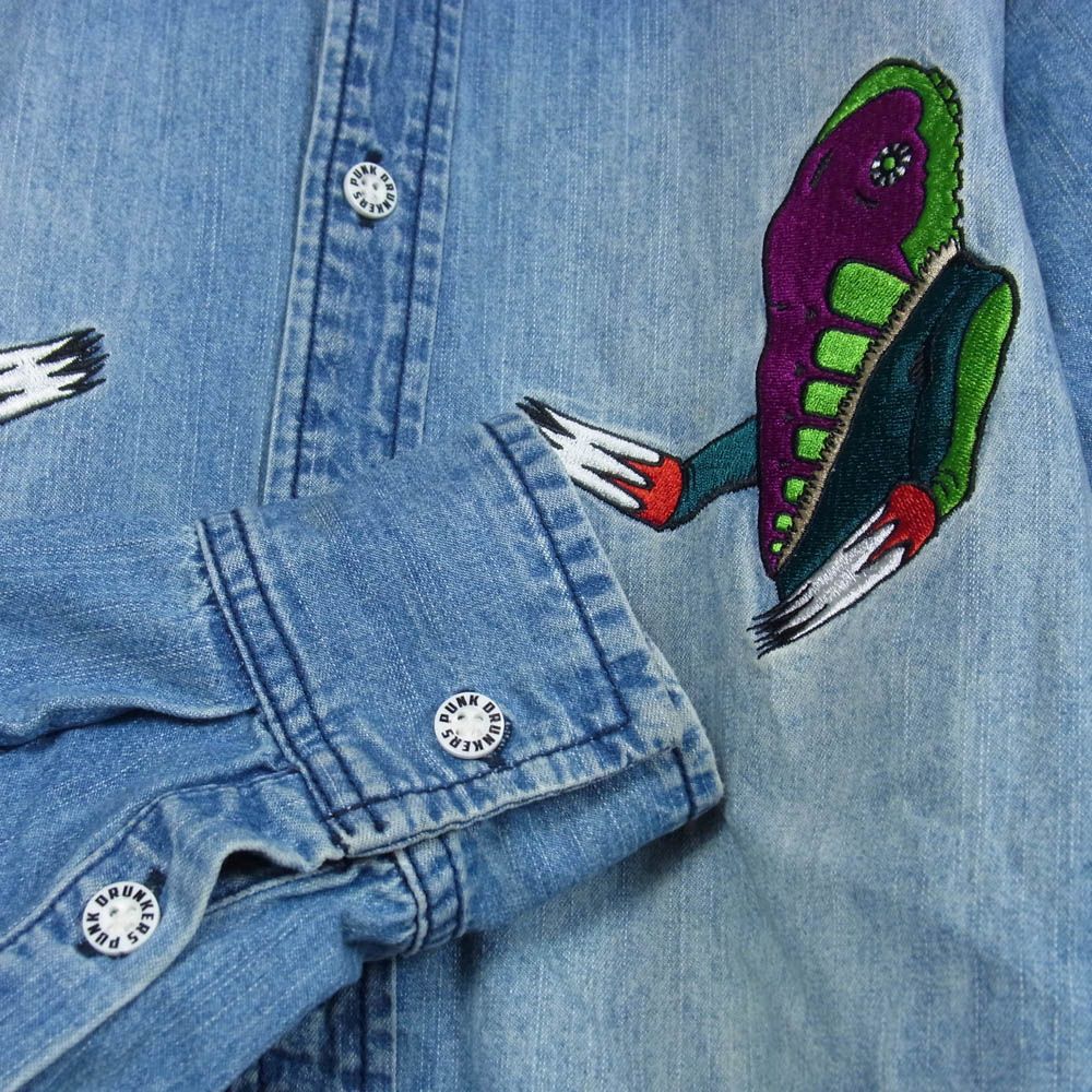 PUNK DRUNKERS パンクドランカーズ × 円谷プロ メトロン星人 刺繍