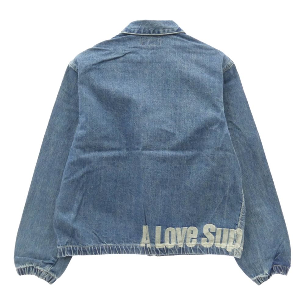 美品 Supreme 21AW John Coltrane デニムジャケット M Supreme 21AW John Coltrane A Love Supreme Denim Harrington ジョン