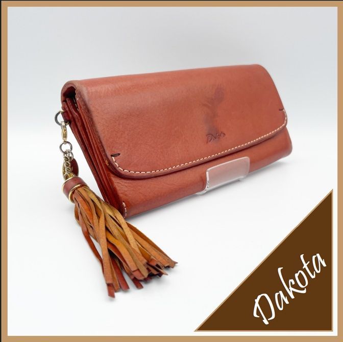 Dakota（ダコタ） 長財布 フラップ 本革 レザー テッセレ タッセル 