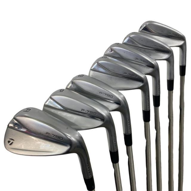 【中古】 テーラーメイド Taylor Made P・790(2021) 8S アイアンセット IR リシャフト (フレックスその他) メンズ 男性用 右利き 右用 Cランク ゴルフクラブ