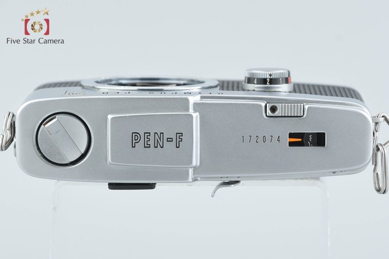 中古】OLYMPUS オリンパス PEN F シルバー フィルム一眼レフカメラ