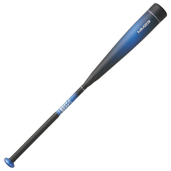 SSK エスエスケイ 野球 一般軟式用バット MM23 トップバランス SBB4043 ブラック×ブルー ウレタン厚23mm 専用バットケース付き