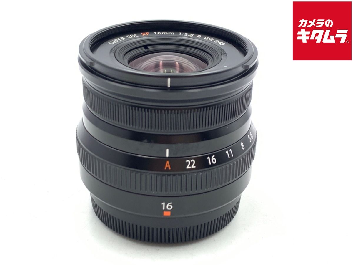 【中古】 【美品】 フジフイルム XF16mm F2.8 R WR ブラック