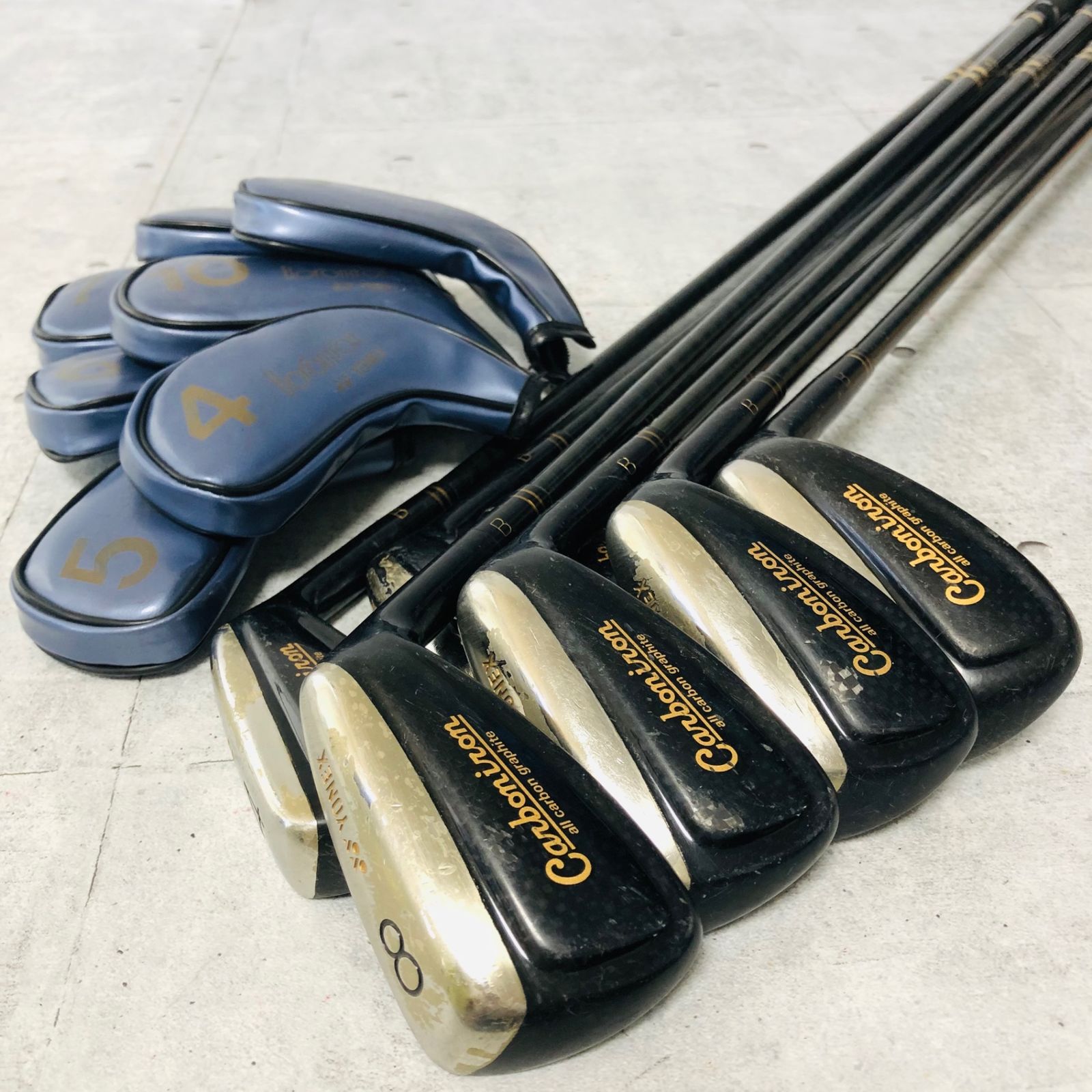 【保証付】YONEX ヨネックス Carboniron カーボニロン アイアン 8本 メンズ ゴルフ クラブ セット 初心者 入門 右利き 9,105円