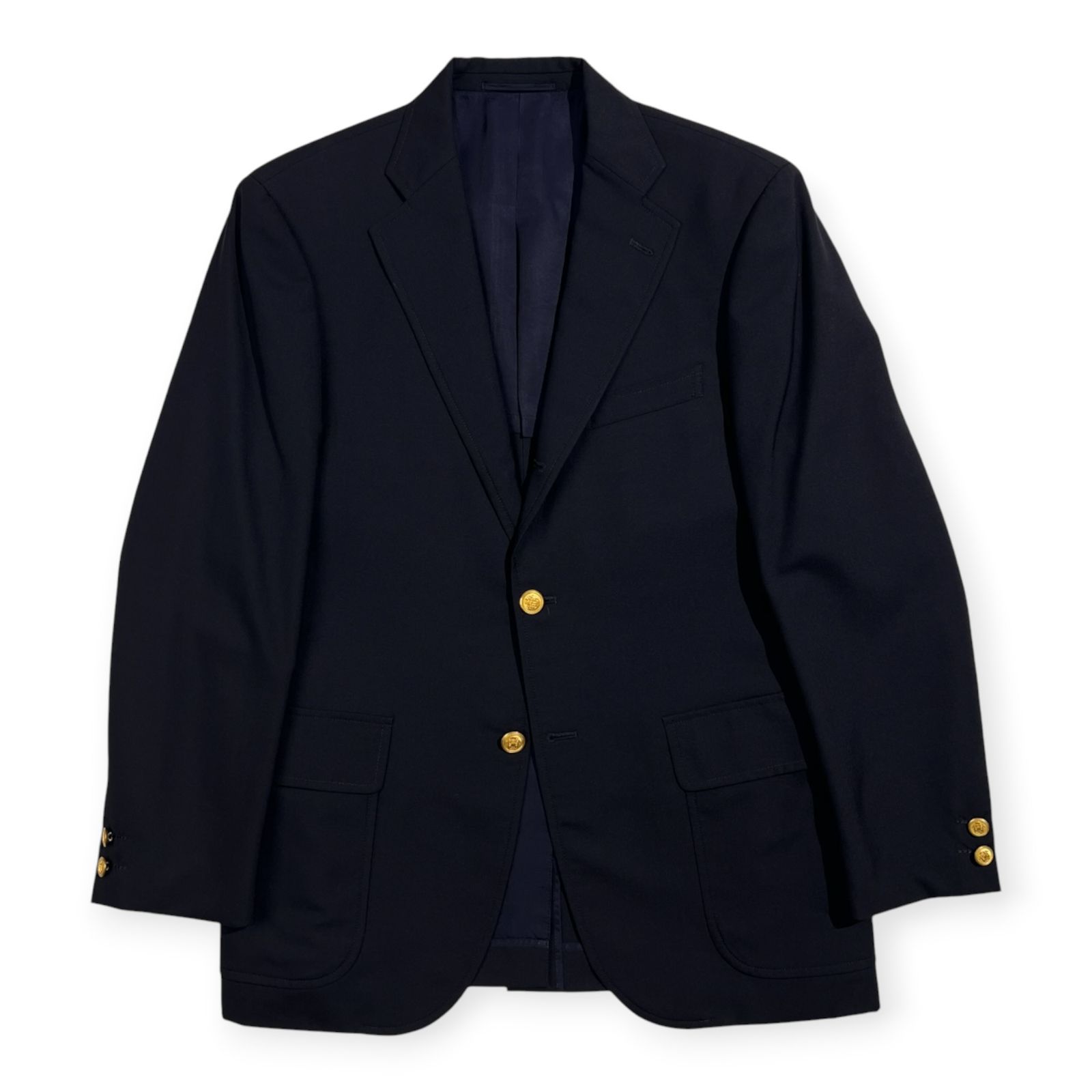J.PRESS ジェイプレス PEPPIN MERINO 段返り3B 金ボタン ブレザー
