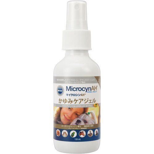 マイクロシンAH かゆみケアジェル 120ml 犬猫 小動物 かゆみ 皮膚トラブル 保湿 無香料 低刺激 なめても安心