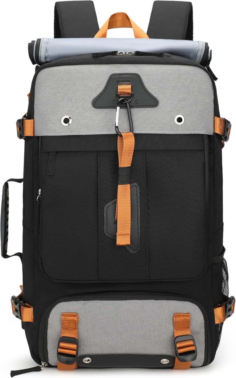 TORIBIO Mountaineering Rucksack, 70-80L, Large Capacity Backpack, Roll Top, 3 Way, Shoe Storage, 17 inch PC, Carry-on, Travel, Disaster Prevention, Camping