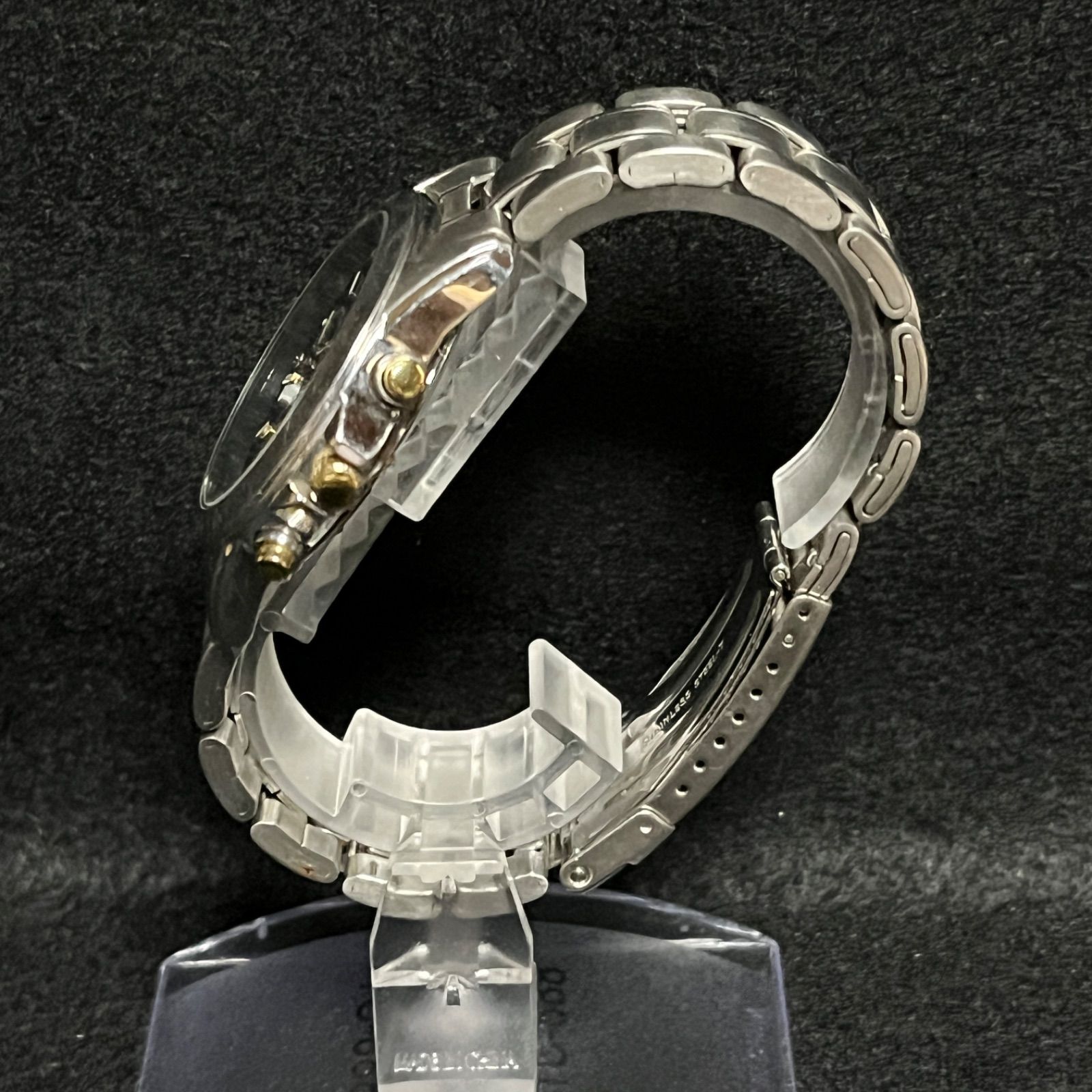 稼動品】SEIKO クロノグラフ 腕時計 ステンレス 7T92-0DW0 セイコー