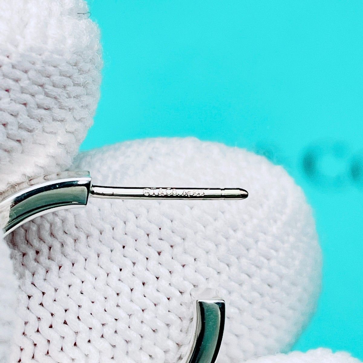 ◇ティファニー◇新品仕上済 Tiffany&Co. 1837 フープピアス スモール