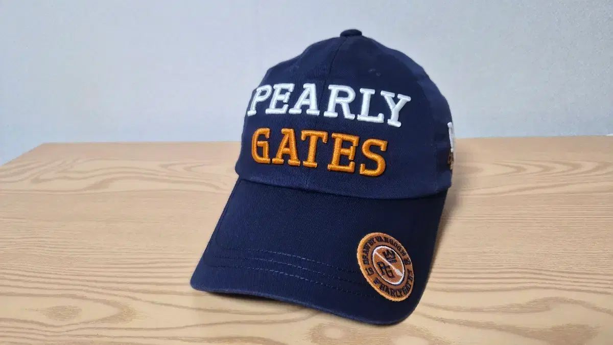 PEARLY GATES (パーリーゲイツ) ネイビー ゴルフ帽子 Free! 56-58cm