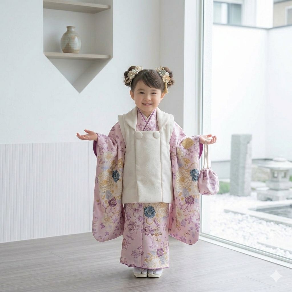 新品・未使用品】3歳被布セット 花鞠に更紗模様 七五三 - メルカリ