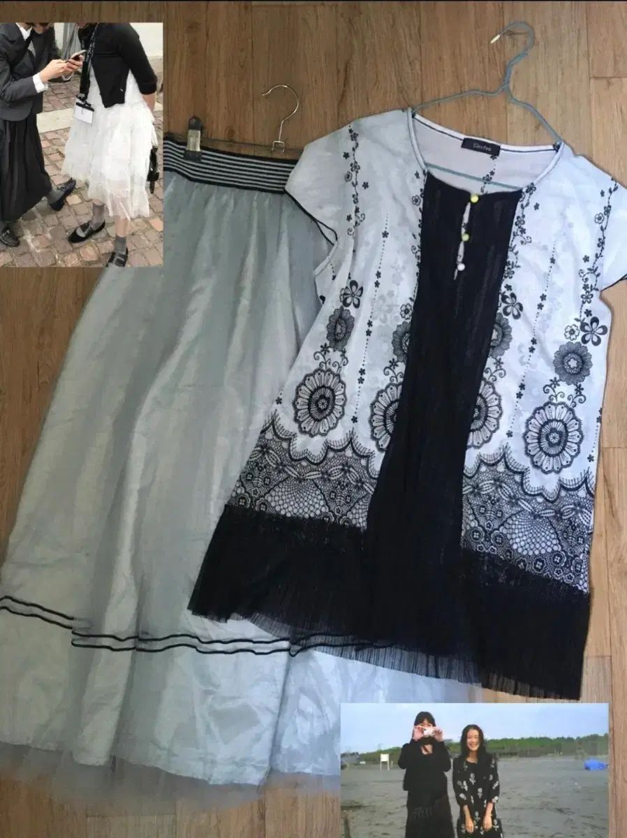 日本 ヴィンテージ LOVE YOURSELF 承 'Her' ハニーとクローバー 蒼井 優 COMME des GARCONS シュシュ 丸のまま プリーツ コーディネートセット ブラック