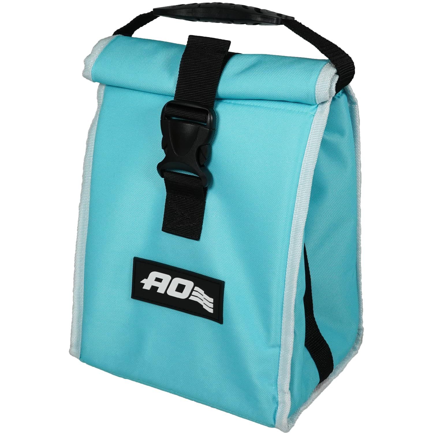 新品 【日本正規品】AO Coolers (エーオークーラーズ) ランチソフトクーラー コロンビアブルー 5.7L 軽量 保冷 ロールトップ式 小型 クーラーボックス お弁当 保冷バッグ キャンプ ピクニック サブクーラー 折りたたみ可能 (正規品5年）