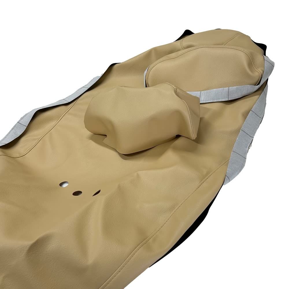 新品 マグザム250 (SG17J/ＳＧ21J) (張替)専用設計 シートカバー 日本製(厚手生地)【生地色：（ベージュ）腰当、バックレスト付き】張替タイプ CHRIS-YCH2091-C330S0