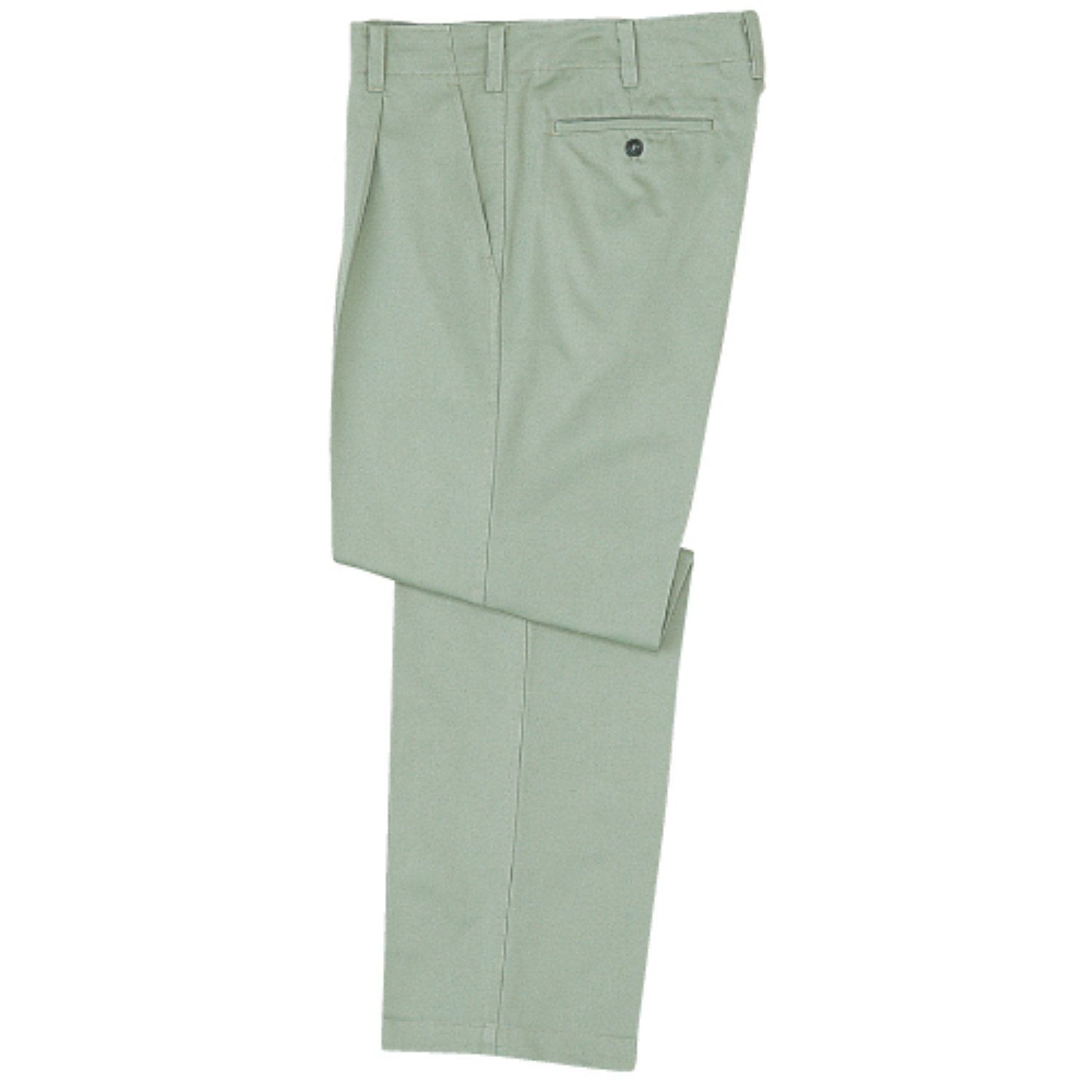 新品 [ミドリ安全] 作業服 スラックス 綿100％ 男女兼用 M6176 下 アースグリーン 85cm