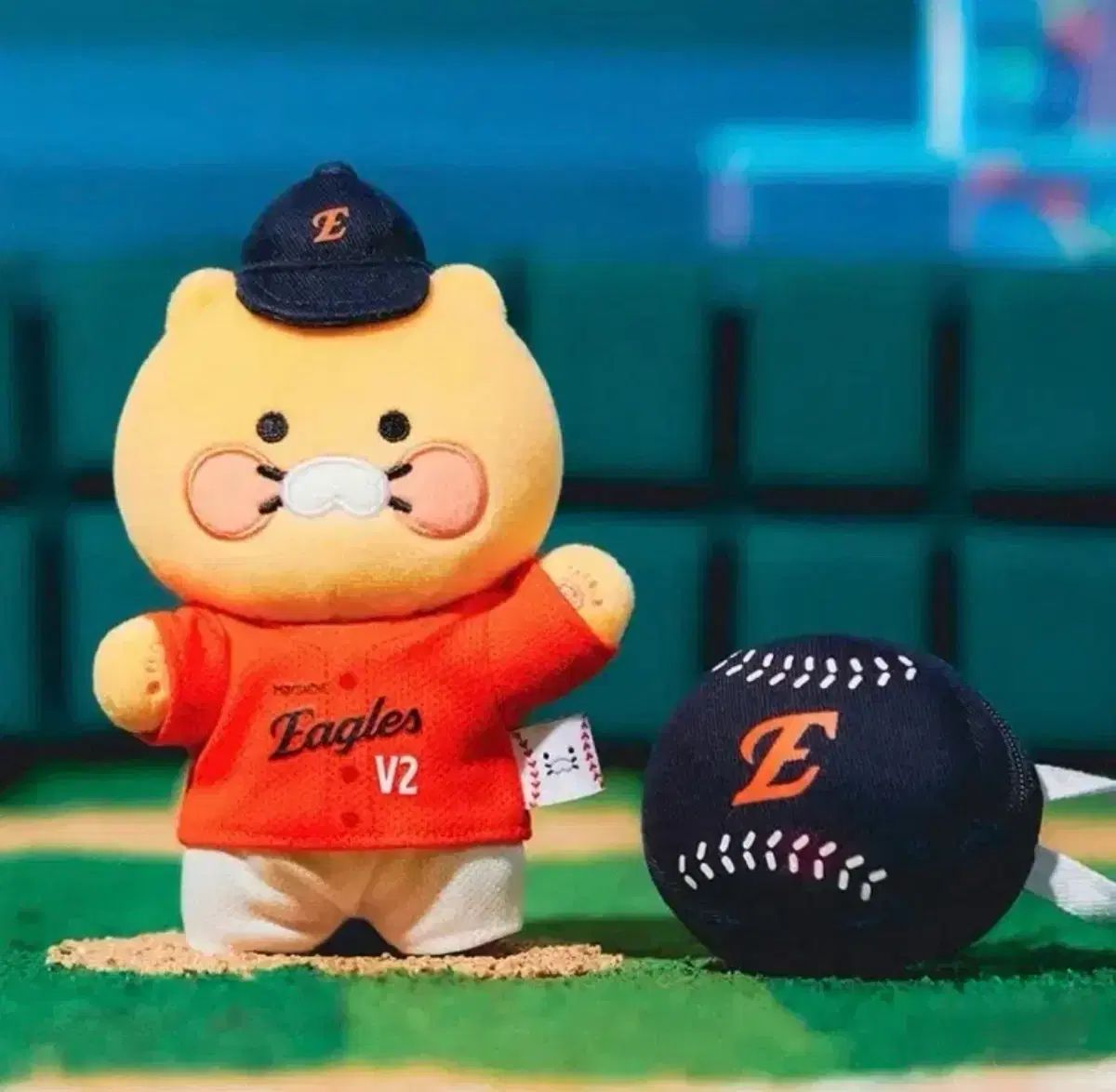 Hanwhae Eagles(ハンファ・イーグルス) チュンシク ぬいぐるみキーホルダー