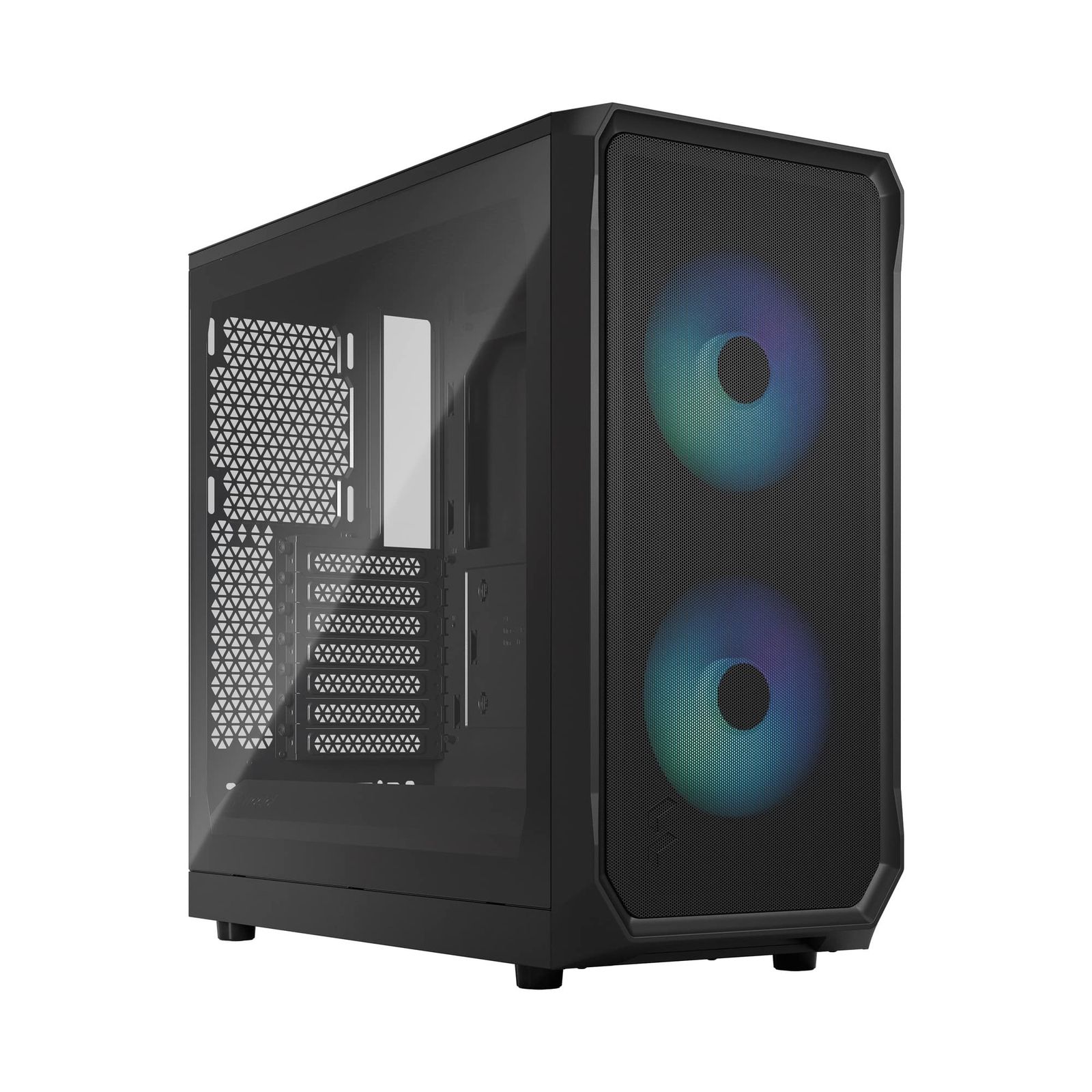 新品 Fractal Design Focus 2 RGB Black TG Clear Tint エアフロー重視 強化ガラスパネル採用 ATX PCケース ARGBモデル FD-C-FOC2A-03 CS8054