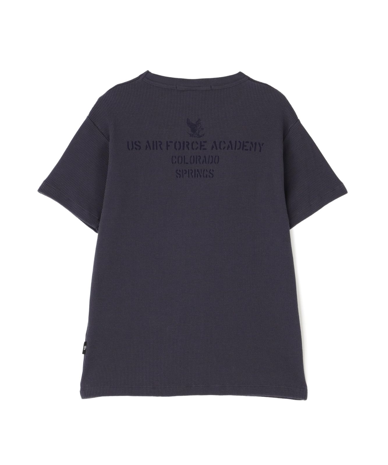 新品 [Avirex] [アヴィレックス] MINI WAFFLE T-SHIRT ミニワッフル 半袖 Tシャツ メンズ S 410 チャコール 783-5134021