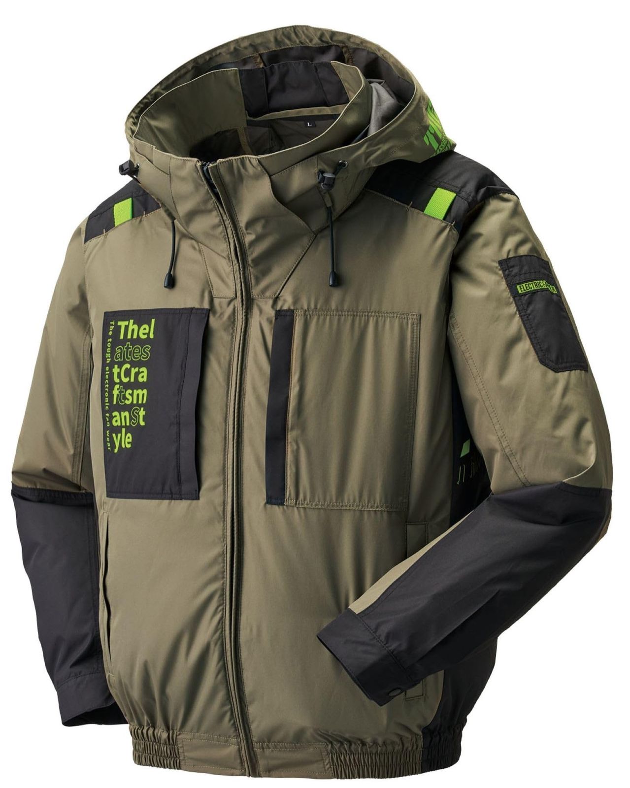新品 アタックベース(Atackbase) The tough 空調風神服 チタンフード長袖ブルゾン ベージュ 7743 03 S