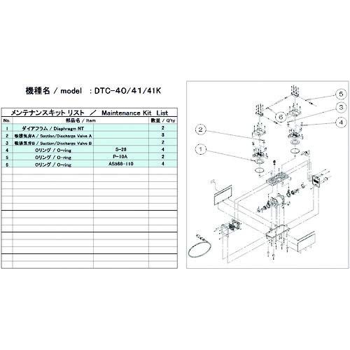 新品 ULVAC DTC-41/41K用メンテナンスキット DTC-41/41K