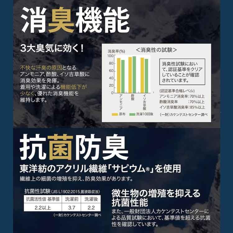 新品 [サットサット] チョモランマひだまり 長袖インナー 肌着上のみ メンズ/レディース Ｍ～ＬＬ サイズ 洗剤ＪＯＥ３０ｇ×2個付 防寒インナー 健康肌着 防寒肌着 (レディース ＬＬサイズ)