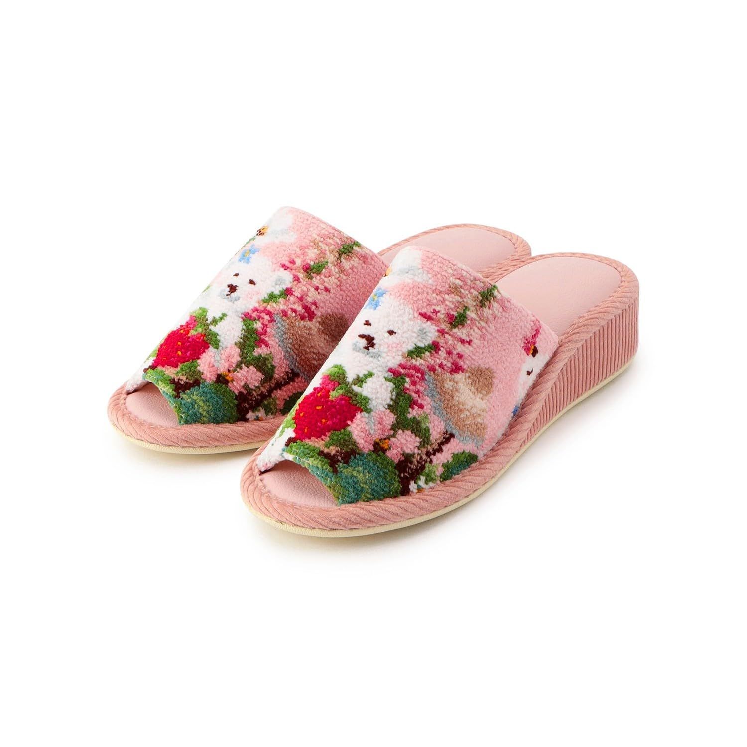 新品 [フェイラー] ヒールスリッパ 【1H3124191491710】 ハブアワンダフルデイ！ HWD-241491 ピンク 24.5 cm