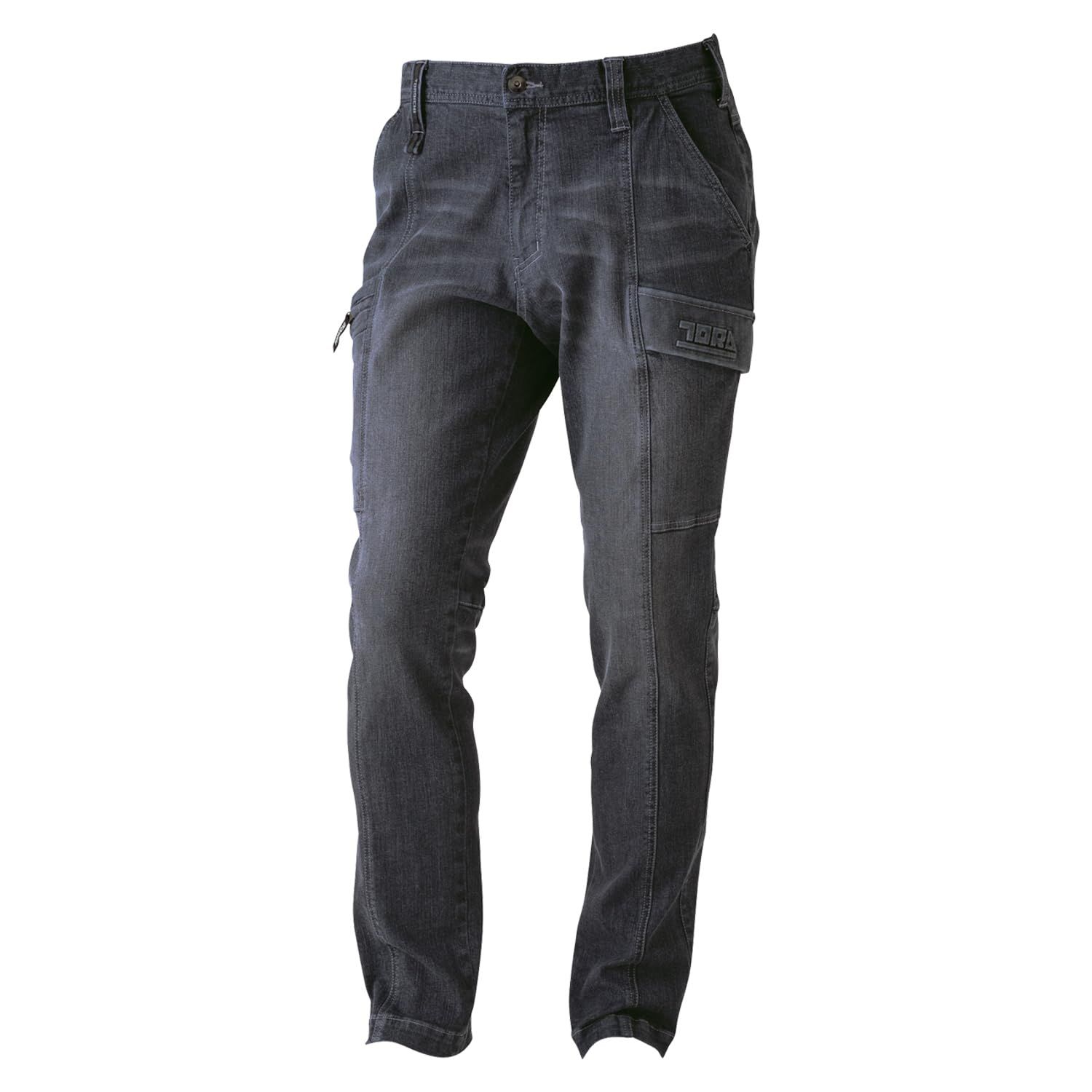 新品 デニムカーゴパンツ 2ダークグレー L