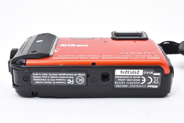 【美品】Nikon ニコン COOLPIX AW130 オレンジ 並品＞ Nikon デジタルカメラ COOLPIX AW130 オレンジ - メルカリ