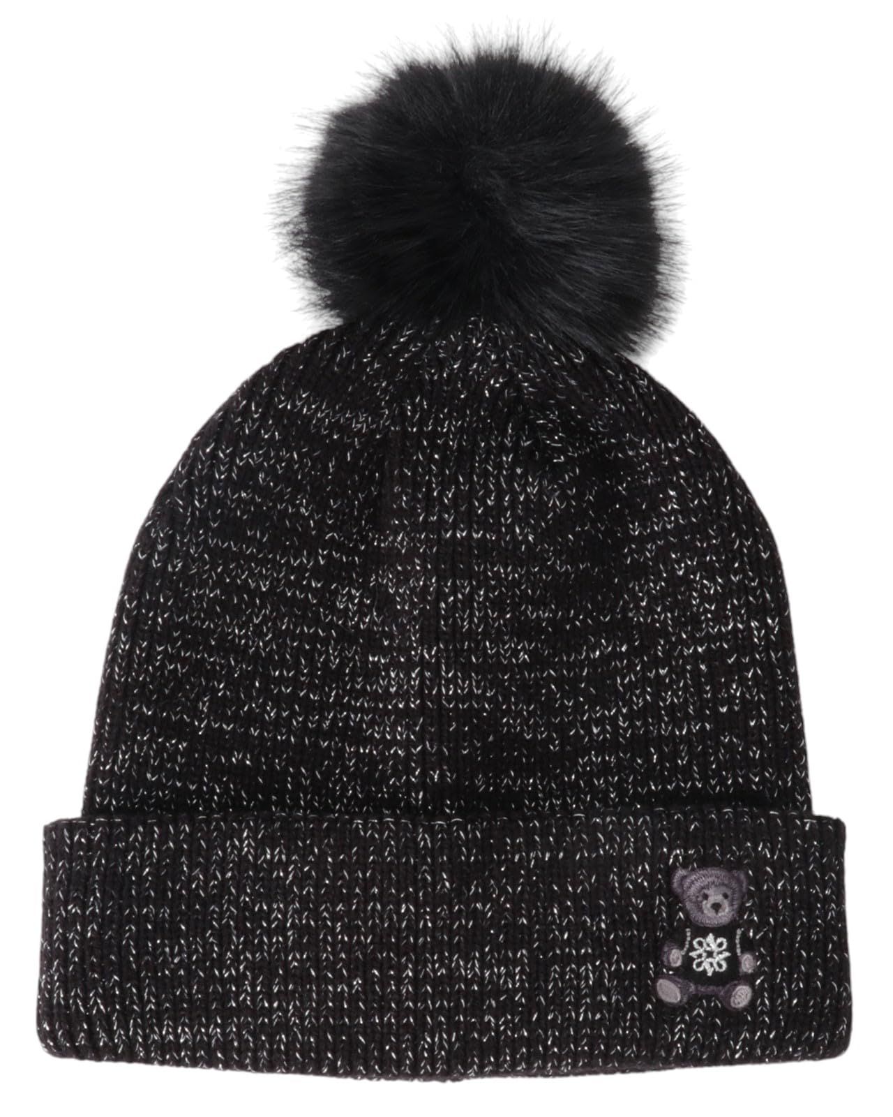 新品 [セントアンドリュース] ユニセックス 継続定番商品 ニットキャップ (ベアラメニット) / ゴルフ 帽子 / 042-6987120 010_ブラック FR