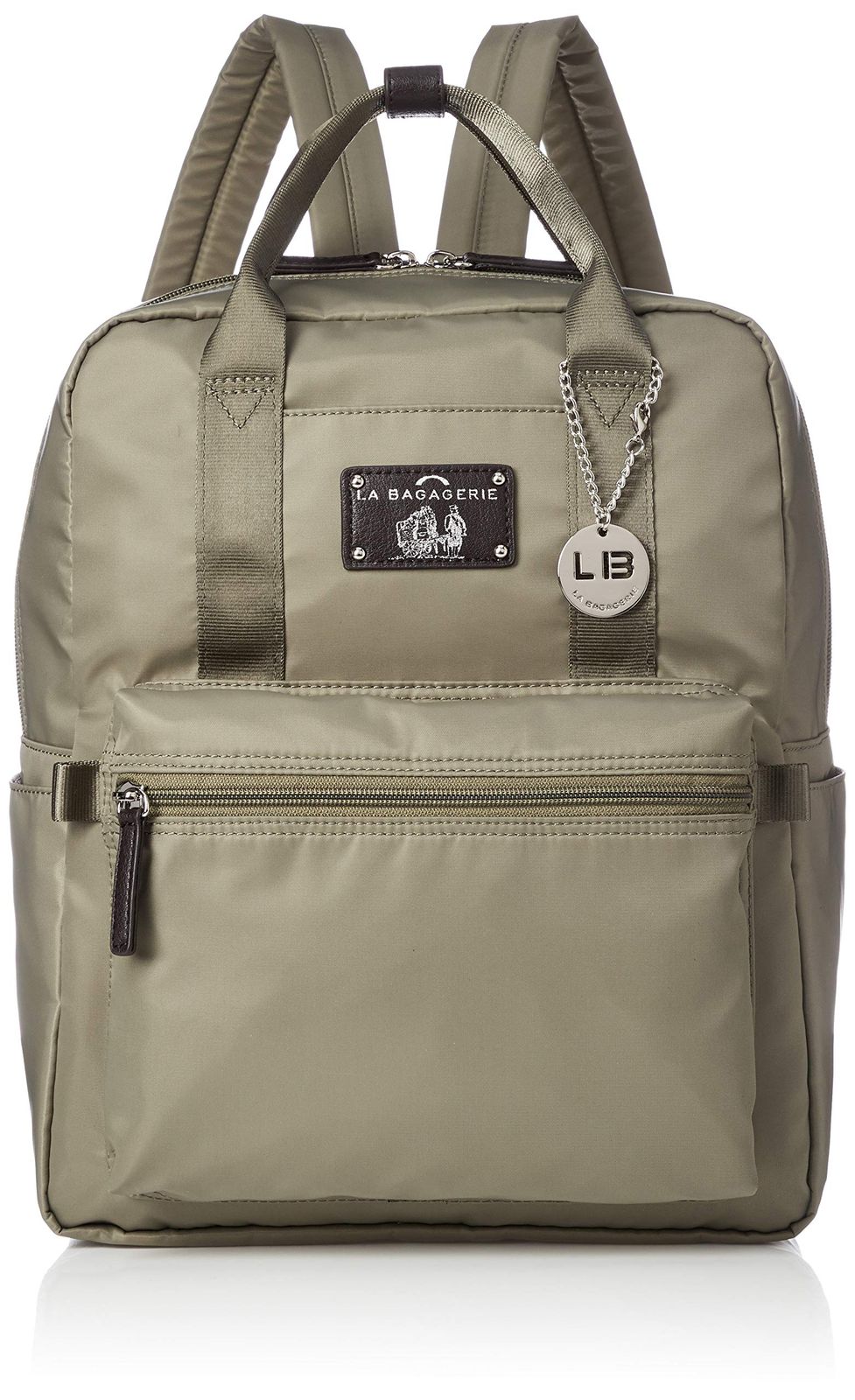 新品 [ラバガジェリー] 10ポケット持ち手付きリュック B82-01-03 カーキ