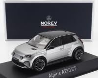 新品 ノレブ 1/43 アルピーヌ A290 GT 2025 マットトルネードグレー/ブラック 完成品