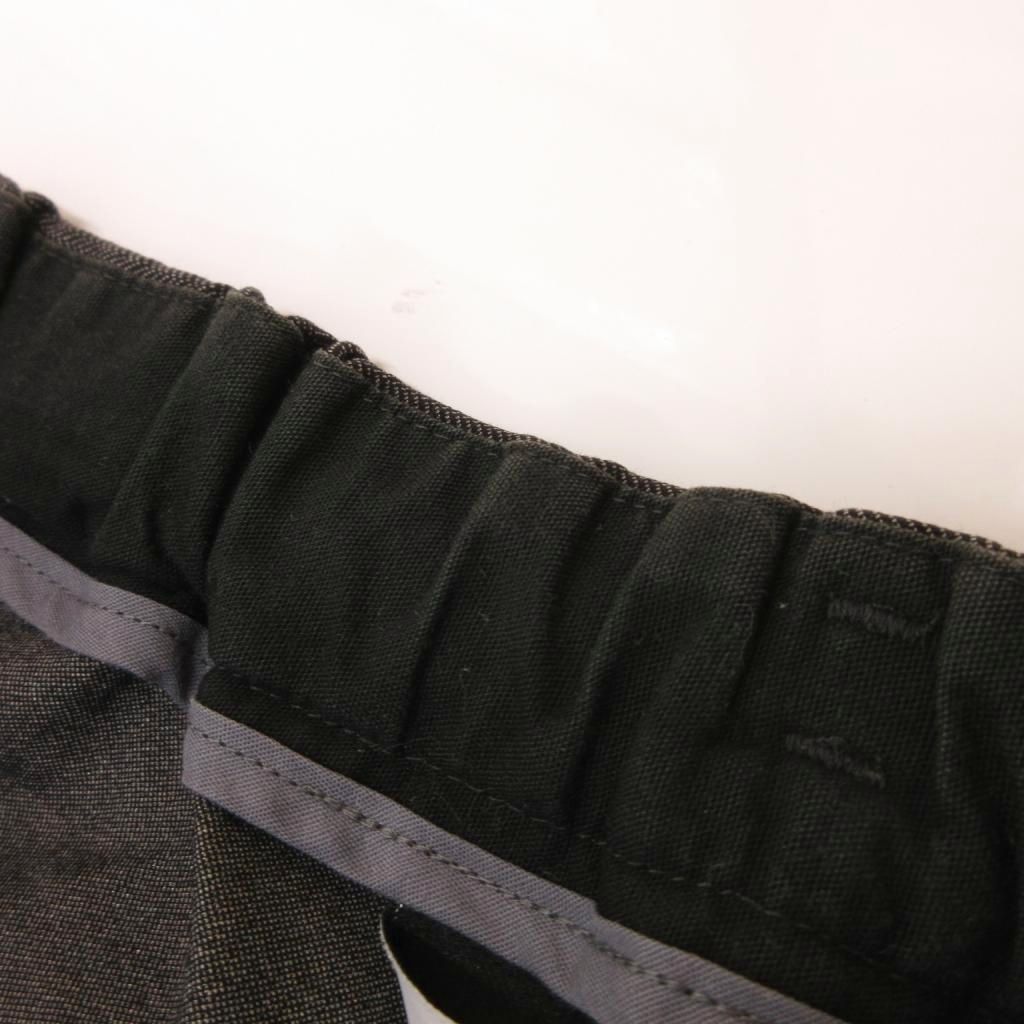 カーリー CURLY パンツ スラックス 1 グレー イージー ヘリンボーン柄