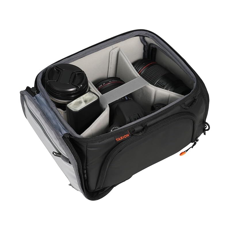 【新品】 TARION カメラインサートバッグ レンズ用保護バッグ DSLR/SLR対応 折りたたみ式ポーチ 防水シェルコア Sサイズ 0