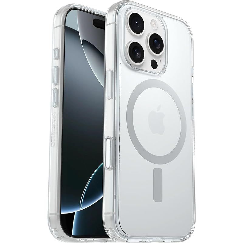 【新品】 【OtterBox】全米No1ブランド 軍事規格の3倍の強度 iPhone 16 Pro用 耐衝撃 衝撃吸収 米軍MIL規格 Magsafe対応ケース Symmetry Clear カメラコントロール対応ボタン搭載 クリア 【国内正規品】 〔オッ 0