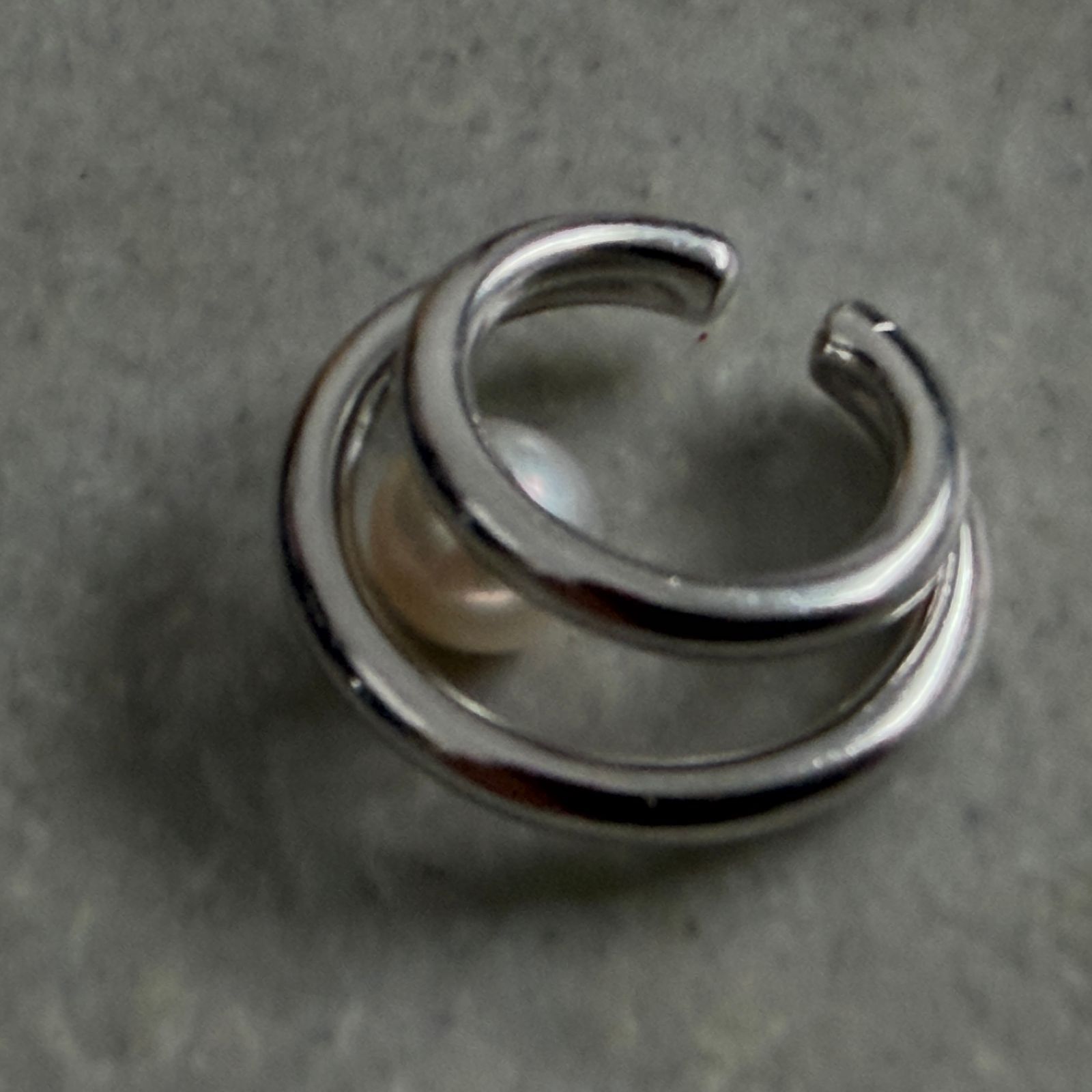 MIKIMOTO ミキモト イヤリング パール 真珠 6.5mm イヤーカフ シルバー 