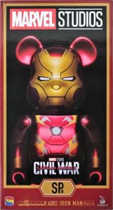 BE@RBRICK -ベアブリック- 400% IRON MAN Mark 46 「Happyくじ BE