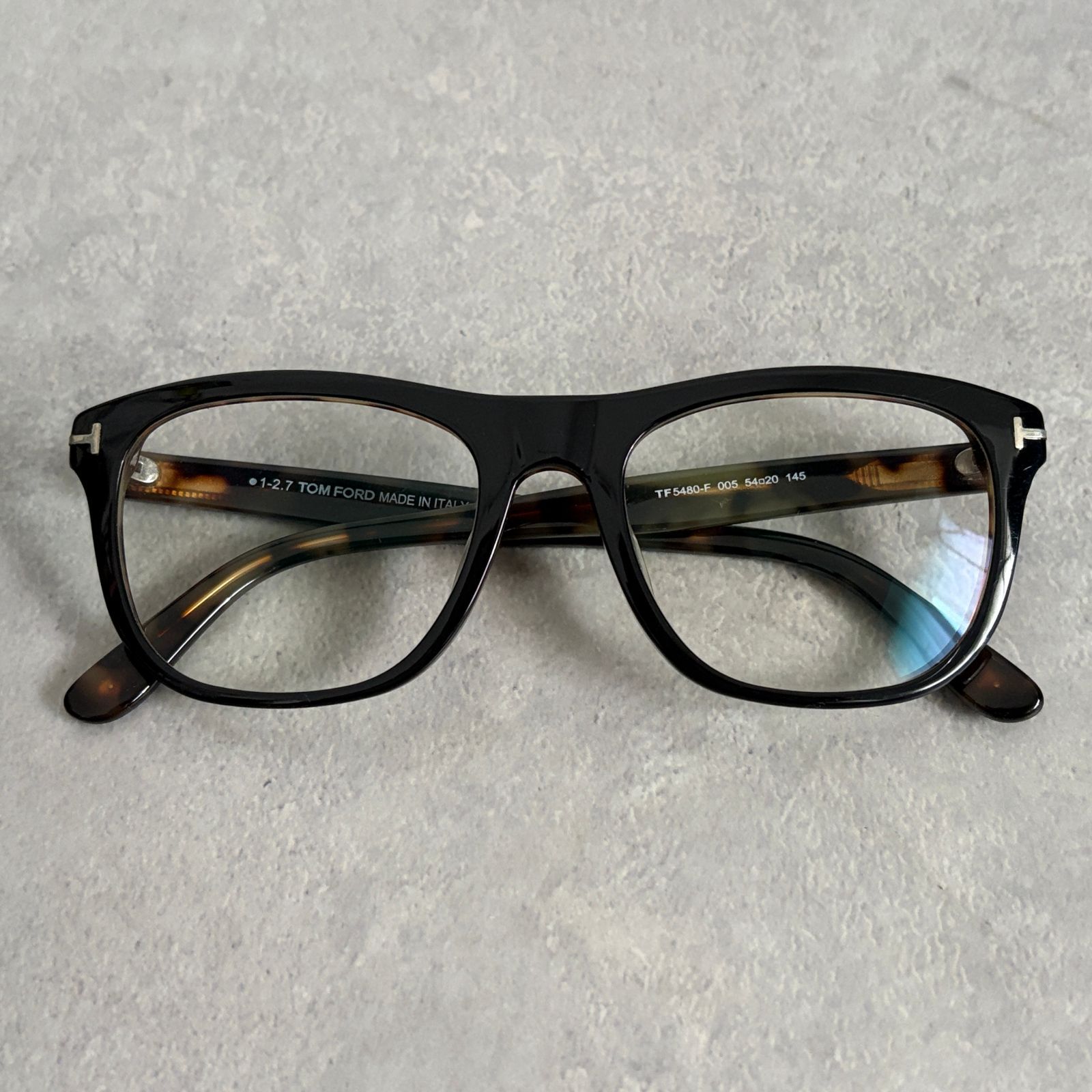 TOM FORD TF5480-F アジアンフィット ウェリントン型メガネ 眼鏡 トムフォード
